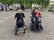Foto: Zwei Schüler im Rollstuhl vor dem Parcours.